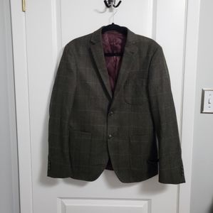 FRANK & OAK 100% Wool Plaid Laurier Blacker Jacket